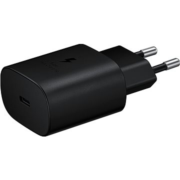 Obrázok Samsung USB-C, 25W + USB-C kabel (EP-TA800NBEGEU) čierna