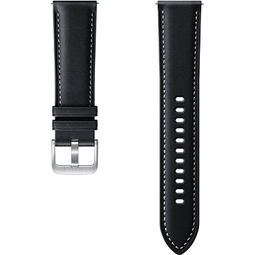 Obrázok Samsung Stitch Leather Band (22mm, M/L) Black ET-SLR84LBEGEU