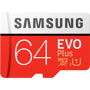 Obrázok Micro SDXC 64GB Samsung EVO Plus + SD adaptér MB-MC64HA/EU