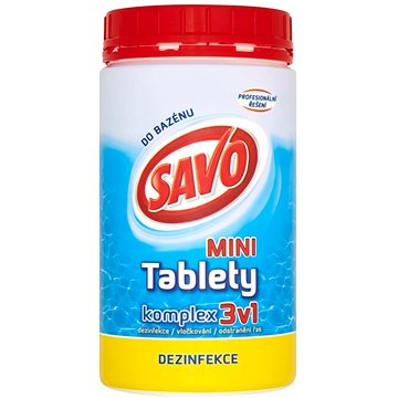 Obrázok SAVO Chlórové tablety mini komplex 3v1 0,8 kg (67199917)