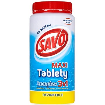 Obrázok SAVO Chlórové tablety maxi komplex 3v1 1,4 kg (67199913)