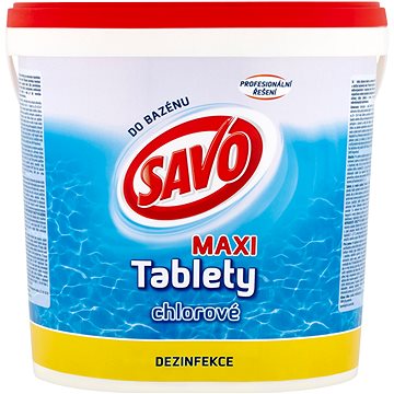 Obrázok SAVO Chlórové tablety MAXI 4,6 kg (67200267)