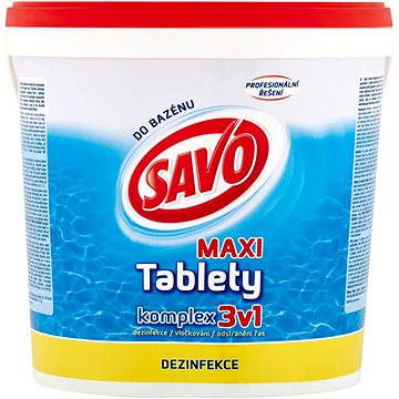 Obrázok SAVO Chlorové tablety MAXI komplex 3v1 4 kg (67200269)