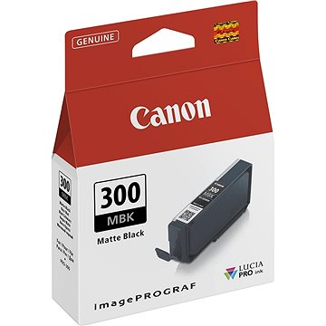 Obrázok Canon PFI-300MBK matná čierna (4192C001)