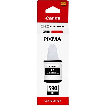 Obrázok Canon originál ink GI-590 Bk, black, 6000str., 135ml, 1603C001, Canon PIXMA iP100