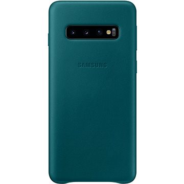 Obrázok Samsung Galaxy S10 Leather Cover zelený (EF-VG973LGEGWW)