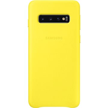 Obrázok Samsung Galaxy S10 Leather Cover žlutý (EF-VG973LYEGWW)