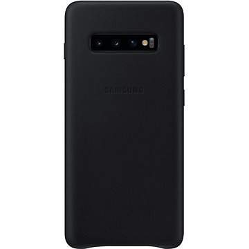 Obrázok Samsung Galaxy S10+ Leather Cover černý (EF-VG975LBEGWW)