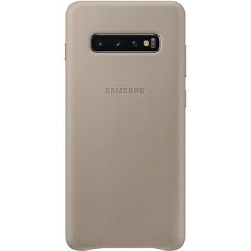 Obrázok Samsung Galaxy S10+ Leather Cover šedý (EF-VG975LJEGWW)