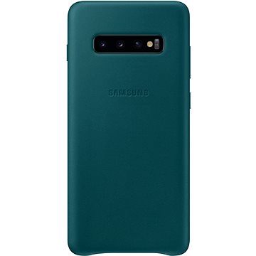 Obrázok Samsung Galaxy S10+ Leather Cover zelený (EF-VG975LGEGWW)