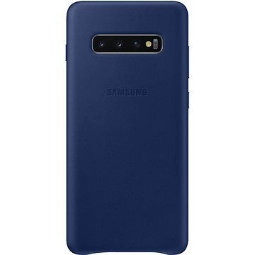 Obrázok Samsung Galaxy S10+ Leather Cover námořnicky modrý (EF-VG975LNEGWW)