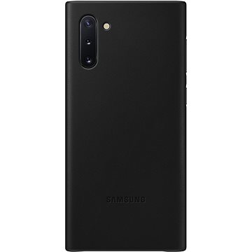 Obrázok Samsung Kožený zadný kryt na Galaxy Note10 čierny (EF-VN970LBEGWW)