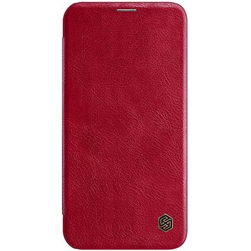 Obrázok Nillkin Qin kožené pouzdro pro Apple iPhone 12 Red (6902048201606)