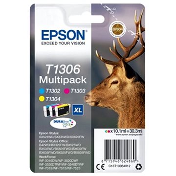 Obrázok Epson Multipack 3-colours T1306 DURABrite UltraInk (C13T13064012)