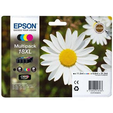 Obrázok Epson 18XL Atramentová náplň Claria Home MultiPack, C/M/Y/K