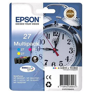 Obrázok Epson T2705 Atramentová náplň Multipack DURABrite, C/M/Y