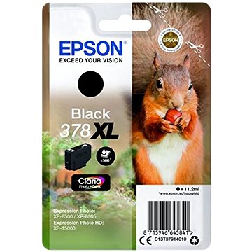 Obrázok Epson atram. kazeta cierna Claria Photo HD 378 XL T 3791, C13T37914010