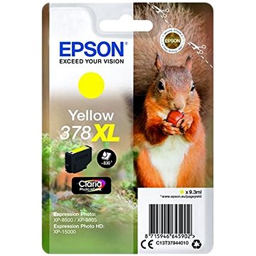 Obrázok Epson Singlepack Yellow 378 XL Claria Photo HD Ink C13T37944010