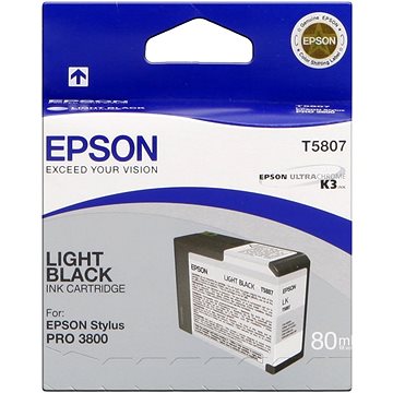 Obrázok Epson T580 Light Black (80 ml) C13T580700