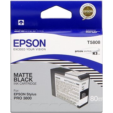 Obrázok Epson T580 Matt Black (80 ml) C13T580800