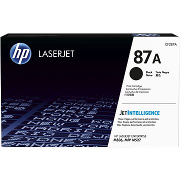 Obrázok HP laserjet černý toner, CF287A (CF287A)