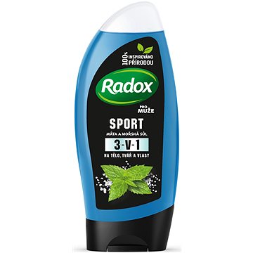 Obrázok RADOX Men Feel sporty watermint & sea minerals 2v1 250 ml (5000231082245)