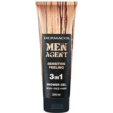 Obrázok Dermacol Men Agent Sensitive Feeling sprchový gél 3v1  250 ml