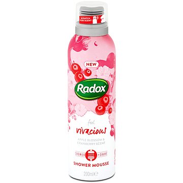 Obrázok Radox Feel Vivacious ošetrujúca sprchová pena Apple Blossom & Cranberry Scent 200 ml