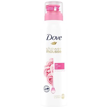 Obrázok Dove Rose Oil sprchová pena 3v1  200 ml