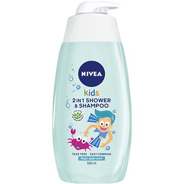 Obrázok Nivea Kids Magic Apple šampón a sprchový gél pre deti 500 ml