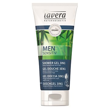 Obrázok Lavera Men Sensitiv sprchový gél 3v1  200 ml