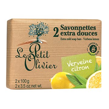 Obrázok Le Petit Olivier Bath & Shower Lemon peelingové mydlo  2 x100 g