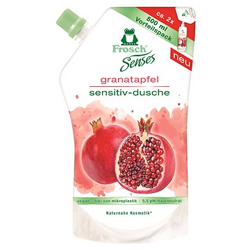 Obrázok Frosch Senses Pomegranate sprchový gél náhradná náplň ECO 500 ml