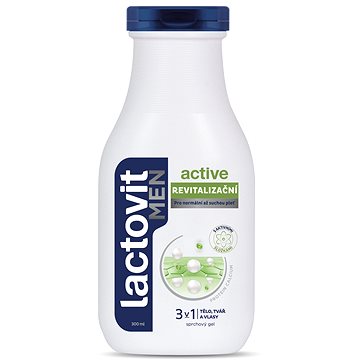 Obrázok Lactovit MEN ACTIVE 3v1 Sprchový gél revitalizujúci 1x300 ml