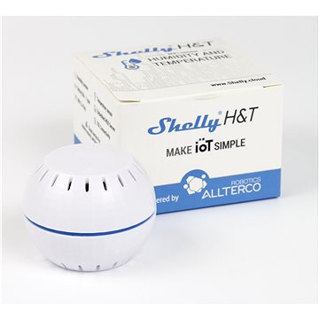 Obrázok Shelly HT bateriový snímač teploty a vlhkosti, bílý, WiFi (SHELLY-HT-WH)