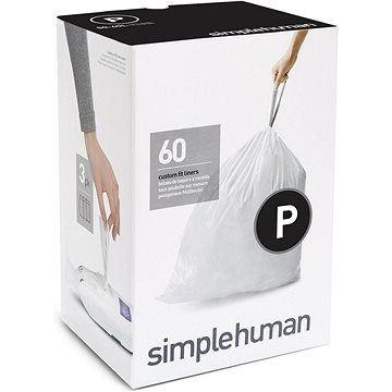 Obrázok Simplehuman Vrecká do koša typ P, 45-60l, 3 x balenie po 20 ks (60 sáčkov) (CW0263)