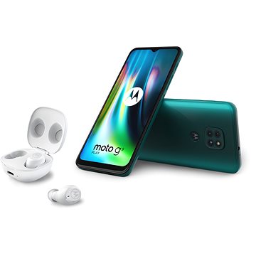 Obrázok Motorola Moto G9 Play 64GB zelená + Moto Buds (PAKK0028RO)