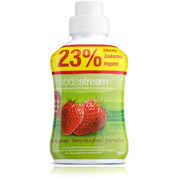 Obrázok Sirup ZELENÝ ČAJ/JAHODA 750ml SODASTREAM