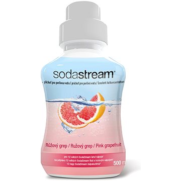 Obrázok Sirup RUŽOVÝ GREP 500 ml SODASTREAM