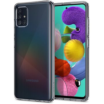 Obrázok Spigen Liquid Crystal gumené púzdro pre Samsung Galaxy A71, priesvitné (ACS00566)