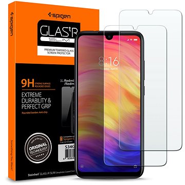 Obrázok Spigen Glas.tR SLIM 2 Pack Xiaomi Redmi Note 7 (S34GL26119)