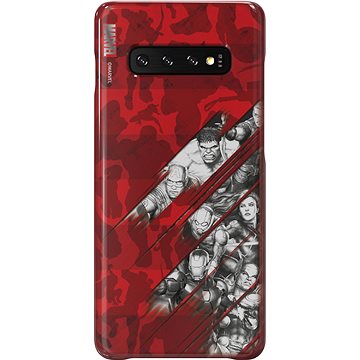 Obrázok Samsung Avengers Comics pro Galaxy S10+ (GP-G975HIFGHWI) červený