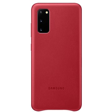 Obrázok Samsung Leather Cover pro Galaxy S20 (EF-VG980LREGEU) červený