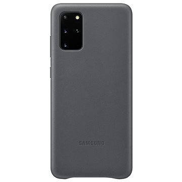 Obrázok Samsung Kožený zadný kryt pre Galaxy S20+ sivý (EF-VG985LJEGEU)