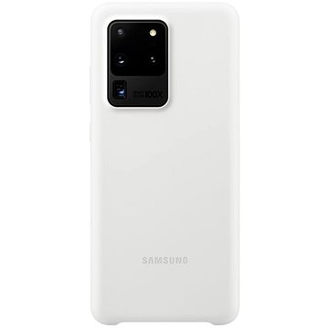 Obrázok Samsung Silikónový zadný kryt pre Galaxy S20 Ultra biely (EF-PG988TWEGEU)