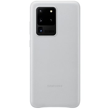 Obrázok Samsung Kožený zadný kryt pre Galaxy S20 Ultra svetlo sivý (EF-VG988LSEGEU)