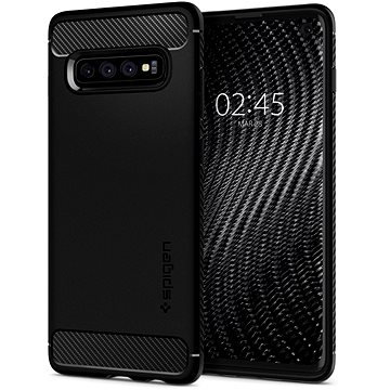 Obrázok Spigen Rugged Armor Black Samsung Galaxy S10 (605CS25800)