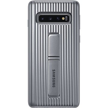 Obrázok Samsung Galaxy S10 Protective Standing Cover stříbrný (EF-RG973CSEGWW)