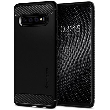 Obrázok Spigen Rugged Armor Black Samsung Galaxy S10+ (606CS25765)