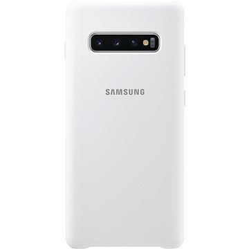 Obrázok Samsung Galaxy S10+ Silicone Cover bílý (EF-PG975TWEGWW)